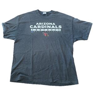 Arizona Cardinals Shirt Red NFL Team Apparel Graphic Tee Size 2xl